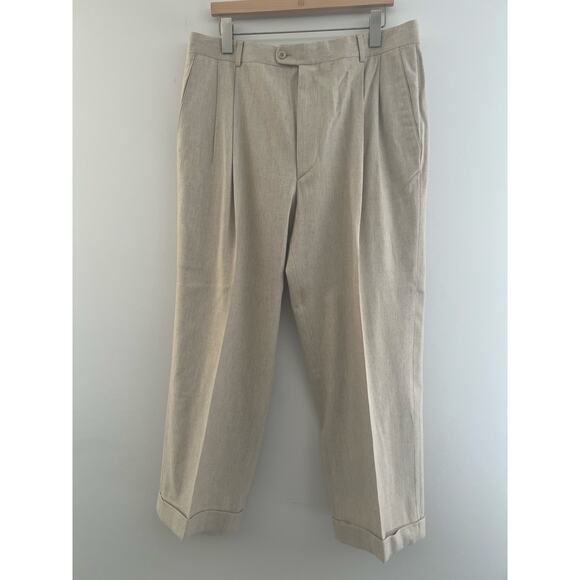 Zanella Men’s Dress Pants Light Tan Size Size 36 JP - Picture 2 of 14